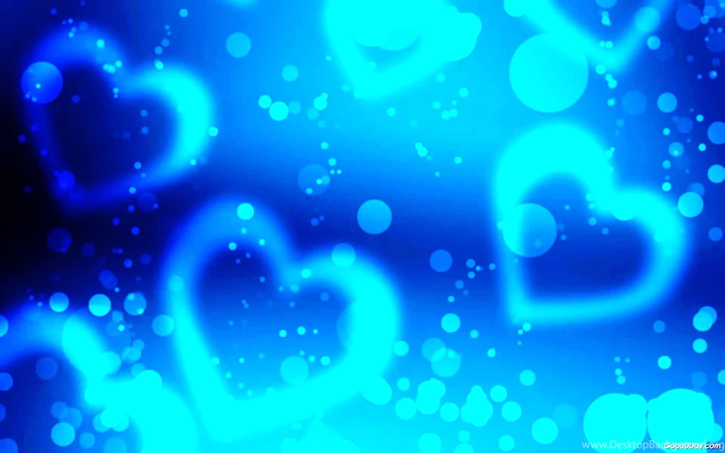 Cute Blue Heart Backgrounds – Best Wallpapers