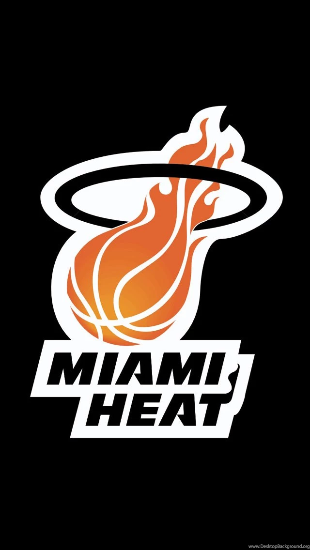 IWallpapers   Simple Miami Heat Black Backgrounds