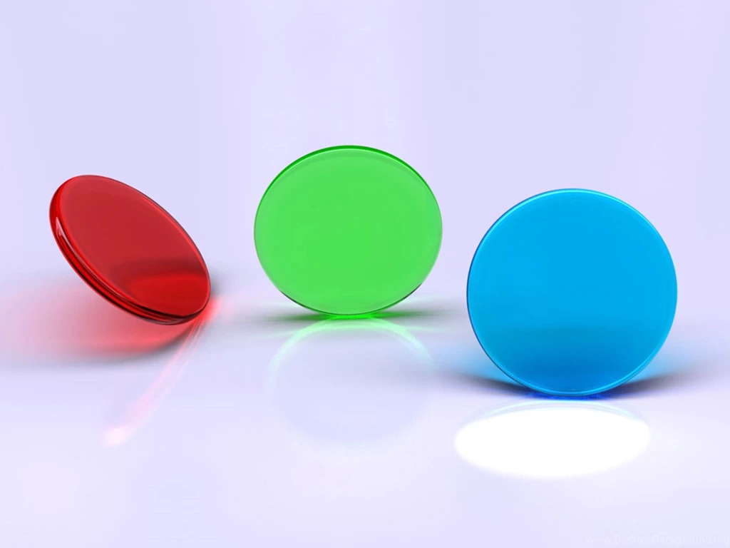 Desktop Wallpapers · Gallery · 3D Art · Red Green Blue