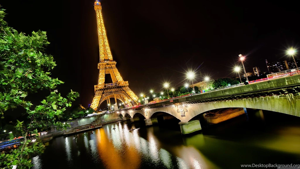 Beautiful Night Photo Of The Eiffel Tower Wallpapers And Images ...