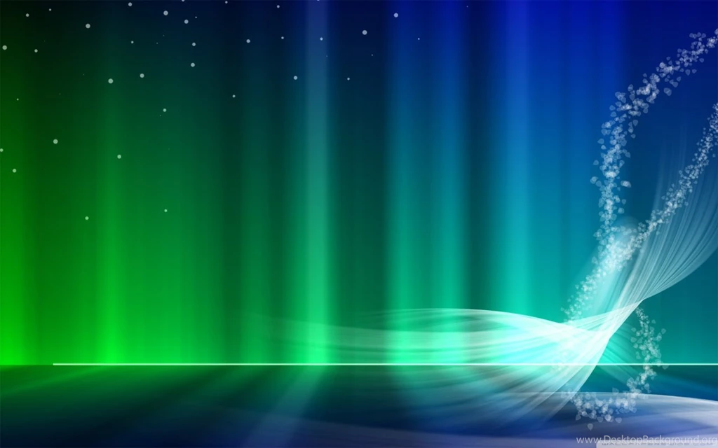 Vista Blue And Green Aurora HD Desktop Wallpapers : Widescreen ...