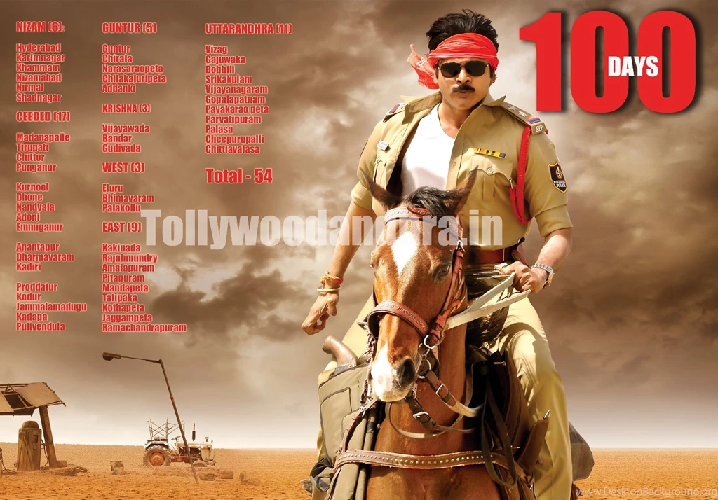 Gabbar Singh 100 Days Wallpapers,Pawan Kalyan Gabbar Singh 100 Days