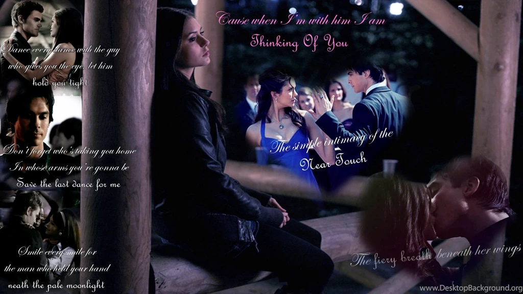 DE Wallpapers Damon & Elena Photo (15164778) Fanpop