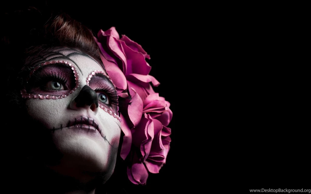 Top Pink Sugar Skull Backgrounds Wallpapers
