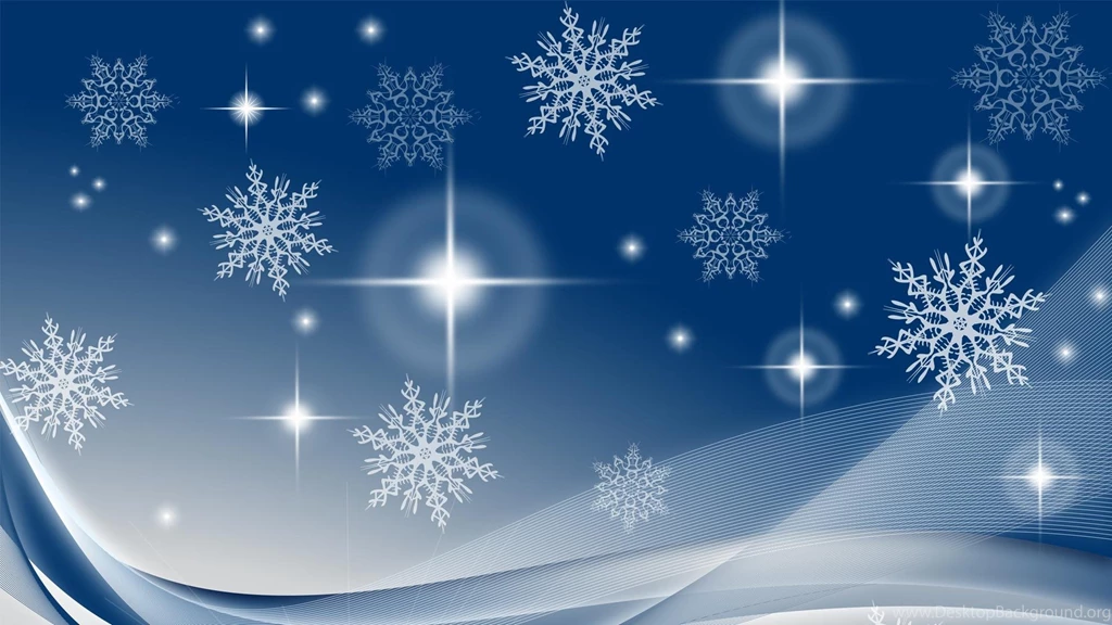 Snowflakes Blue Wallpaper Backgrounds