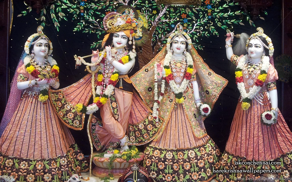 Sri Sri Radha Krishna Lalita Vishakha Wallpapers (004) Size 2560 ...
