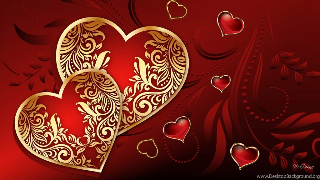Valentine Hearts Love Holidays Red Image Wallpapers