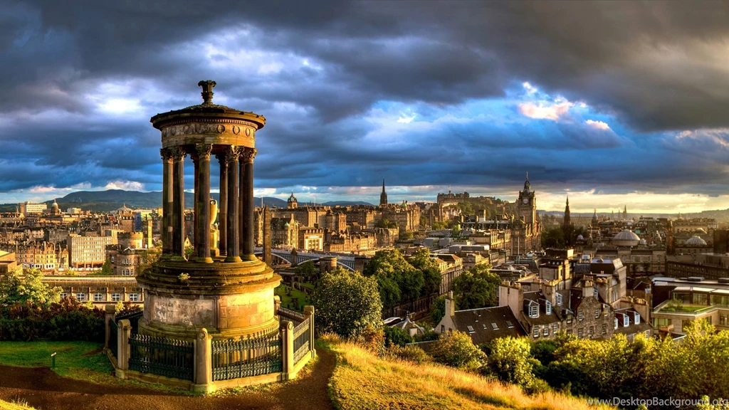 Download Wallpapers 1920x1080 Landscape, Vintage, City, Stone ...