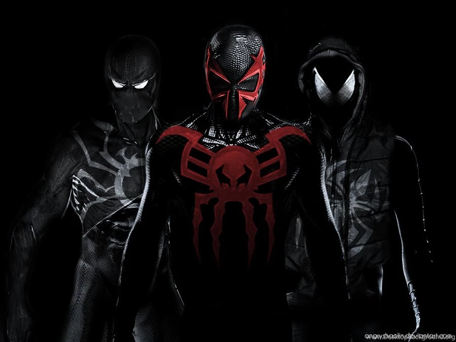 DeviantArt: More Like Spiderman 2099 Black And Gold By XxDan The ManxX