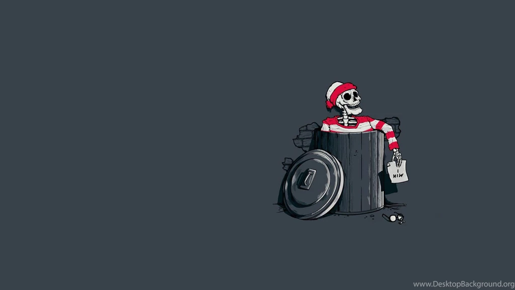 Simple, Waldo, Humor, Skeleton Wallpapers HD / Desktop And Mobile ...