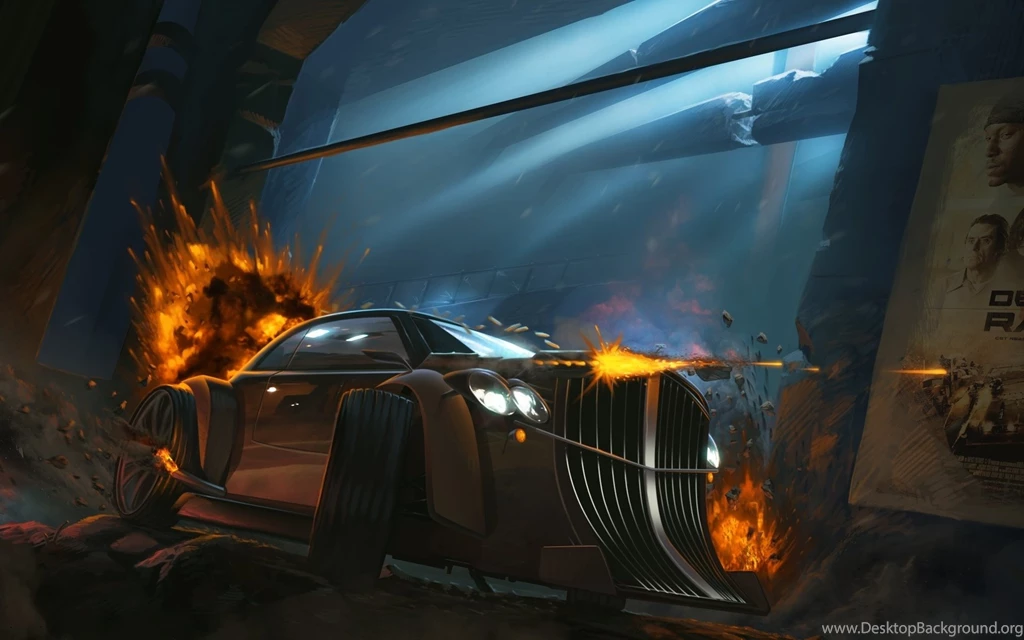 Fire Art Explosions Car Death Race Cars Vehicles Wallpapers ...