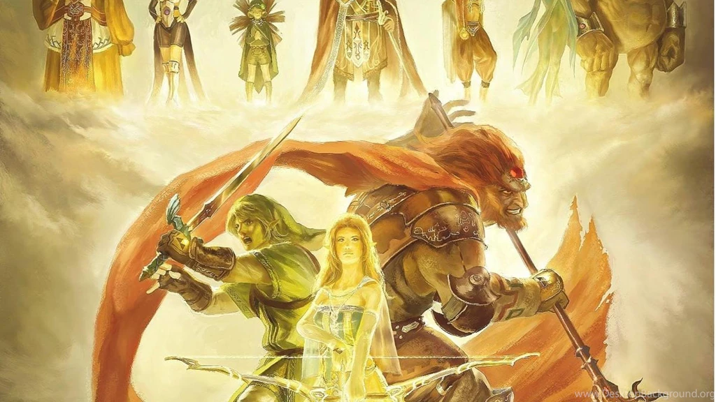 LINK ZELDA GANON AND THE SAGE S WALLPAPER (
