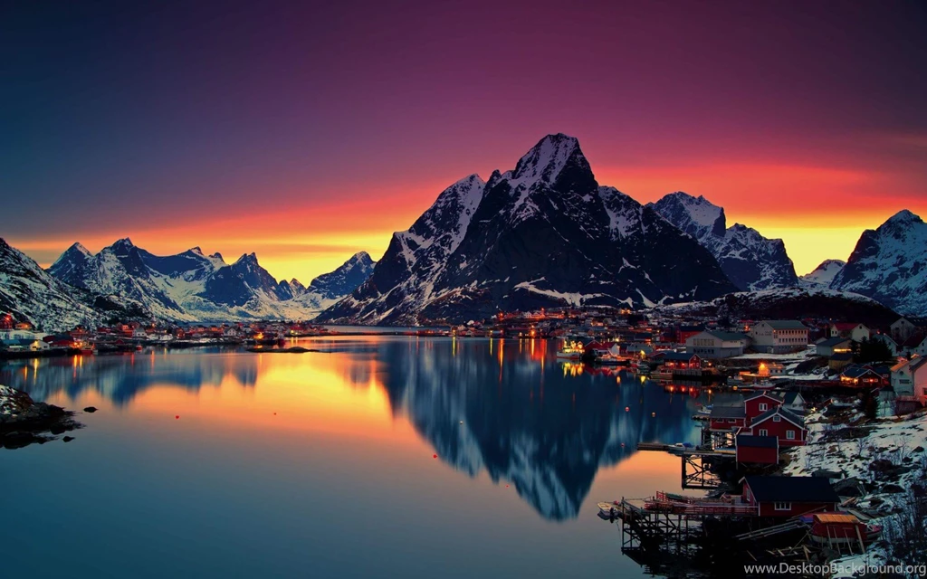 Download Lofoten Islands, Norway HD Wallpapers For 1680 X 1050 ...