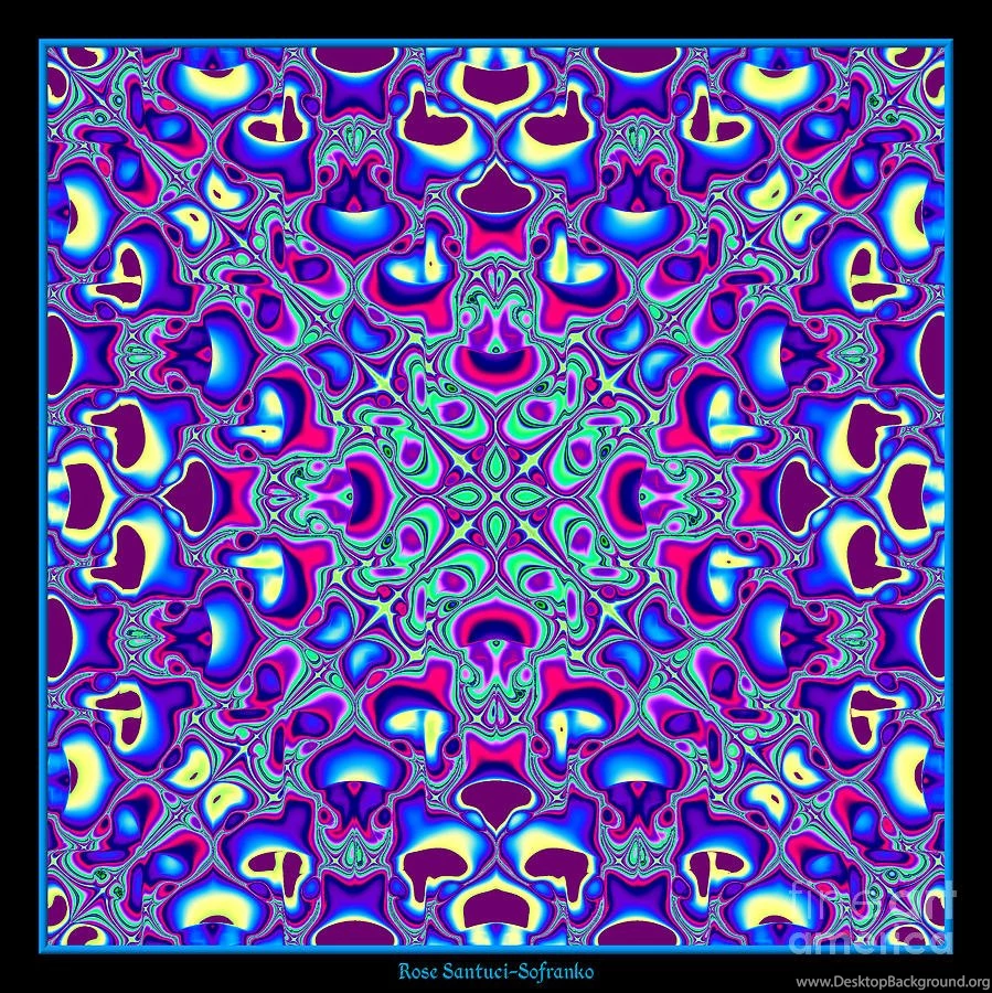 Blue And Pink Wallpapers Fractal 71 Digital Art By Rose Santuci ...