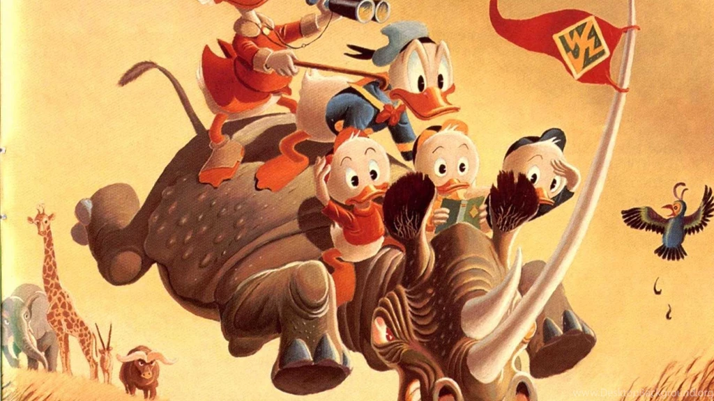 Ducks Donald Uncle Scrooge Carl Barks Duck Huey Dewey Louie HD ...