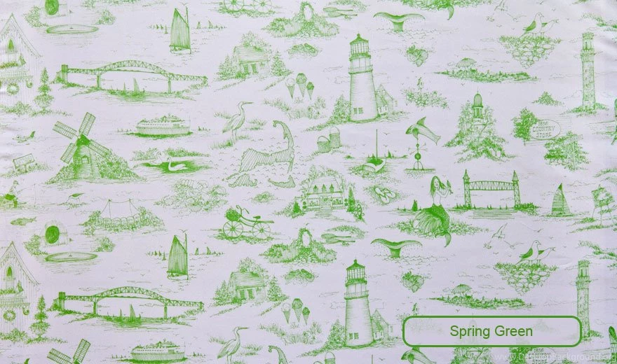 Cape Cod Toile Fabrics, Wallpaper, Custom Carpets, Plllows