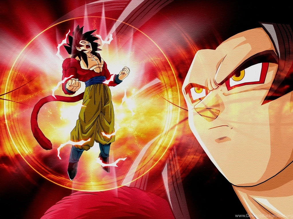 Colección De Fotos De Goku Ssj4 Con Diseño Fondo De Pantalla Z ...