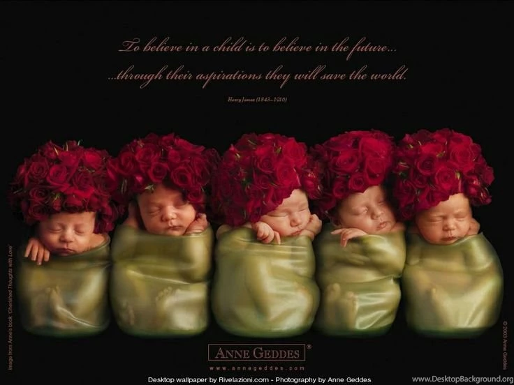 Anne Geddes Christmas Babies Wallpapers