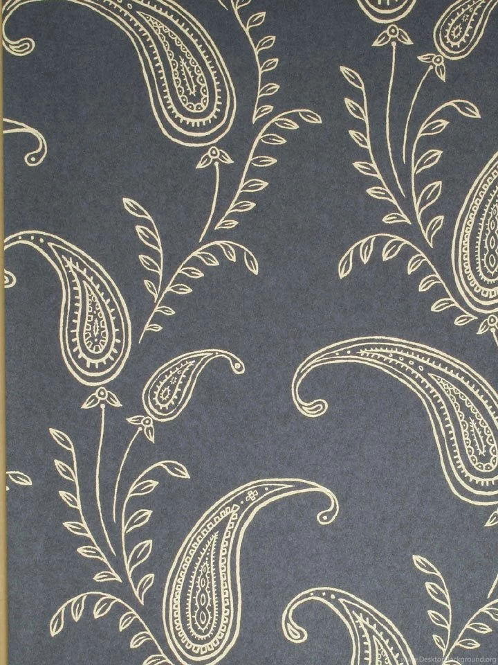Medium Grey Contemporary Paisley Wallpapers   Interior Home Decor