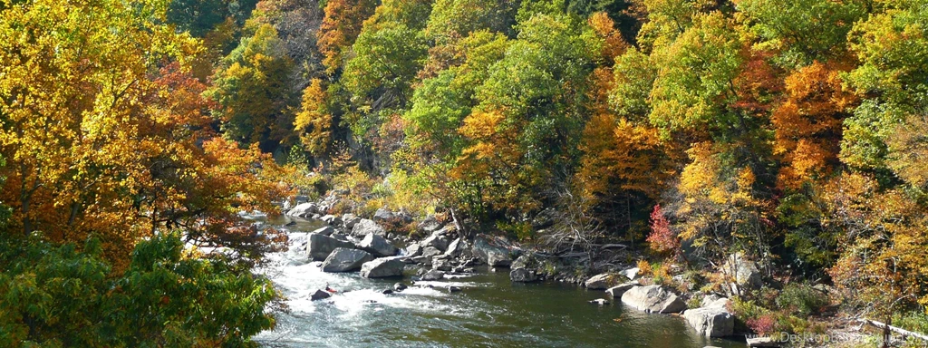 MLeWallpapers.com Fall Color At Ohiopyle State Park