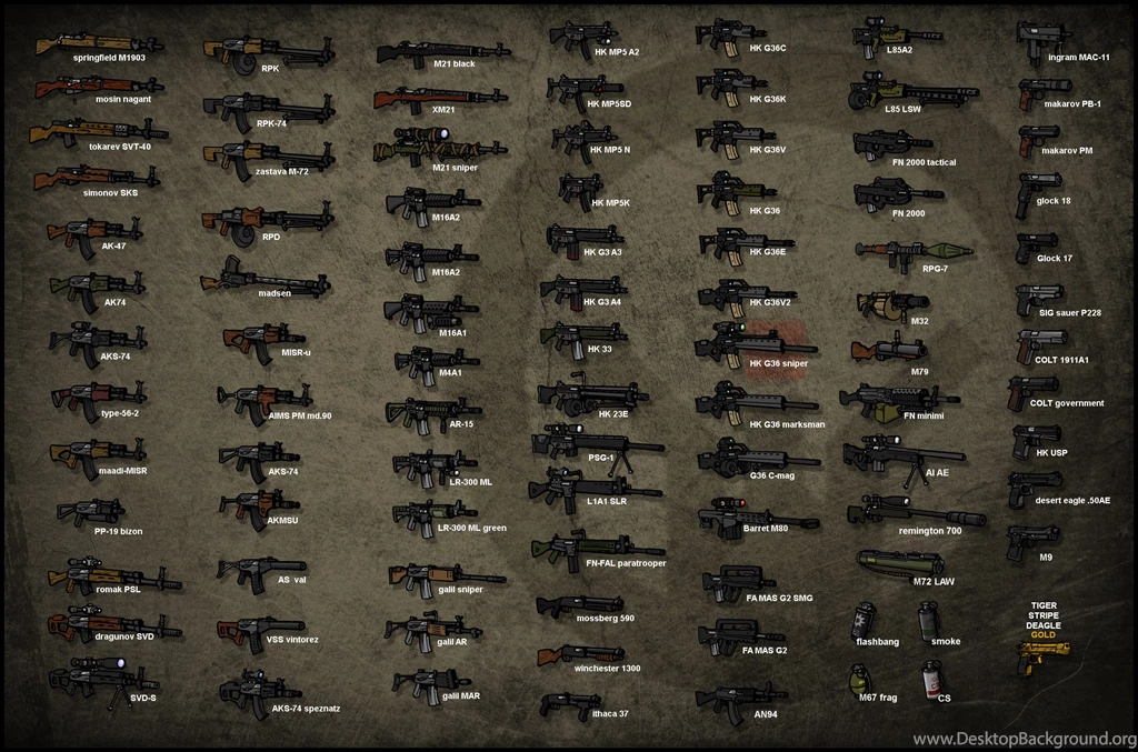 Download Pistols Machine Wallpapers 2608x1724