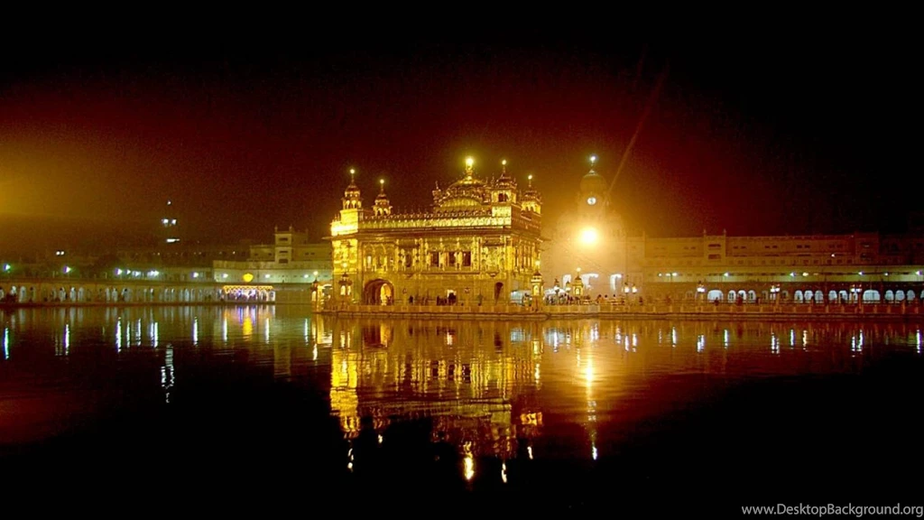 Wallpapers Golden Temple The At Night Amritsar Free India Top ...