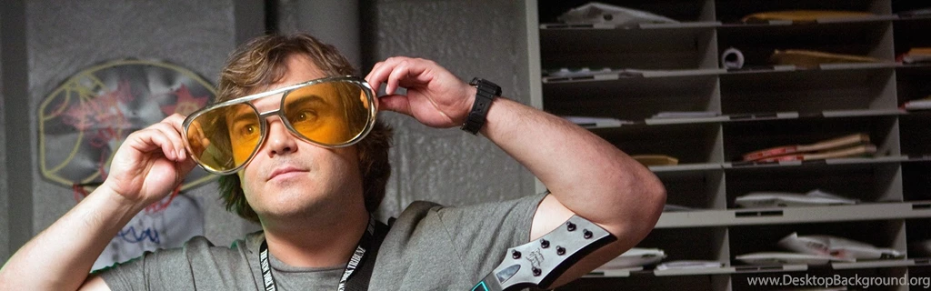 Download Wallpapers 3840x1200 Jack Black, Sunglasses, Guitar, Mood ...