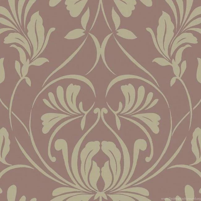 Casablanca Damask Wallpapers In Purple By Ronald Redding For York ...