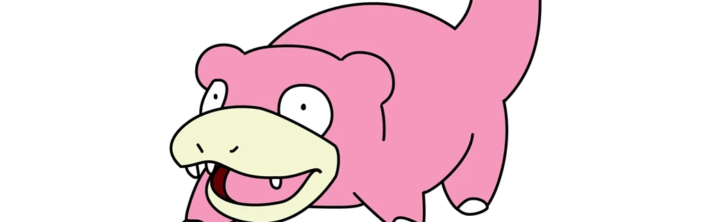 Download Wallpapers 3840x1200 Slowpoke, Mem, Animal, Pokemon Dual ...