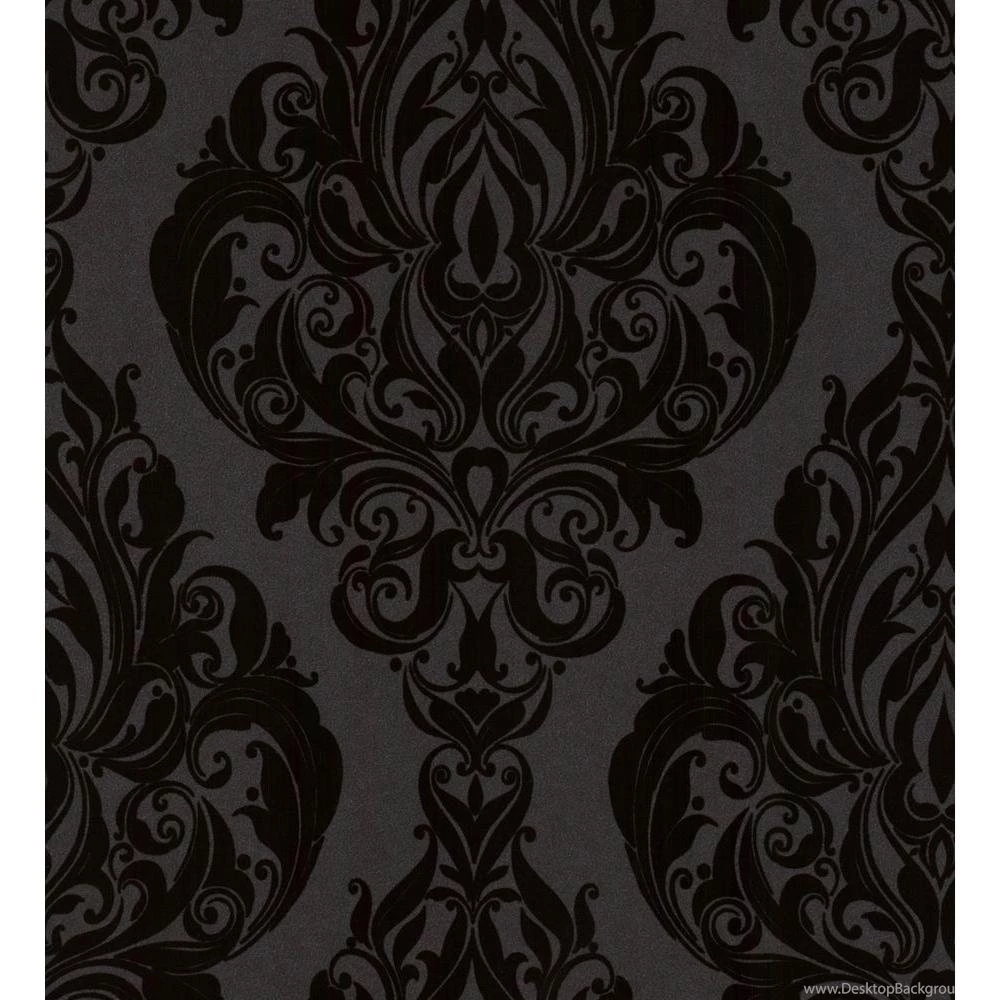 Graham & Brown 56 Sq. Ft. Kinky Vintage Black Wallpaper 50 223 ...