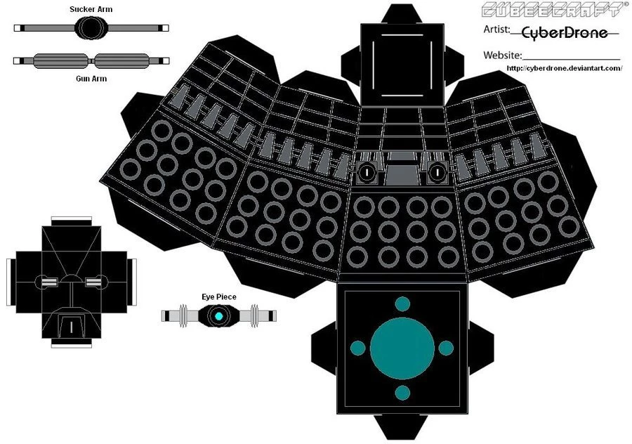 Cubee   Dalek 'Doctor Who' By CyberDrone On DeviantArt