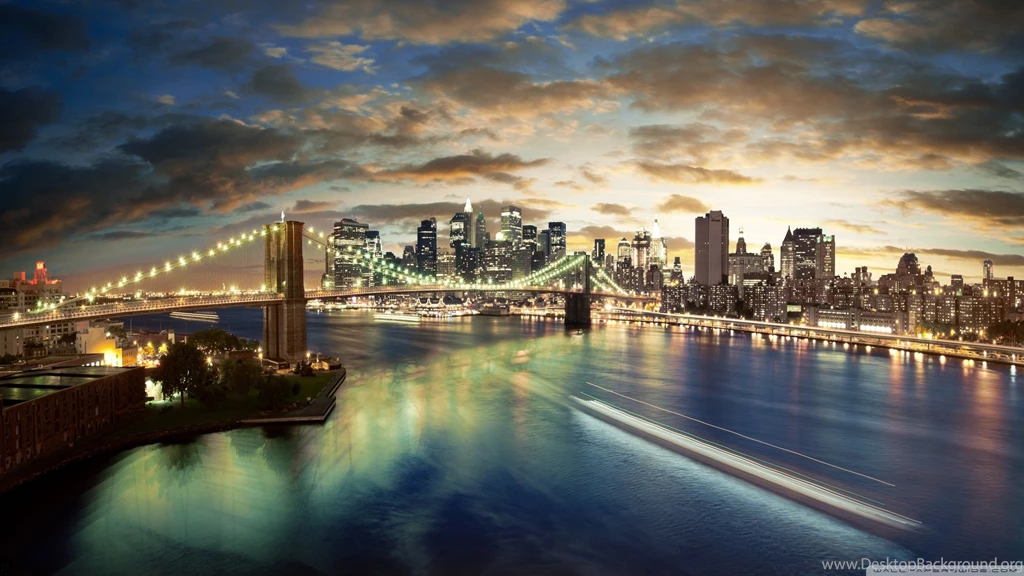 New York Full Hd Wallpapers City Brooklyn Bridge Wallpapers Download ...