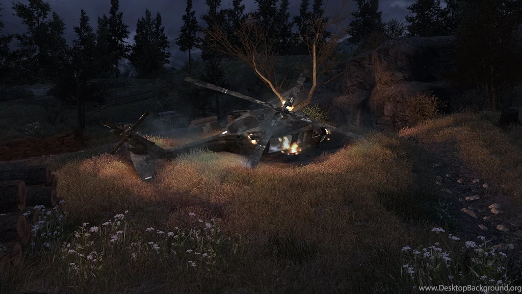 Image   Crashed UH 60 Black Hawk Overwatch MW2.png   The Call Of ...