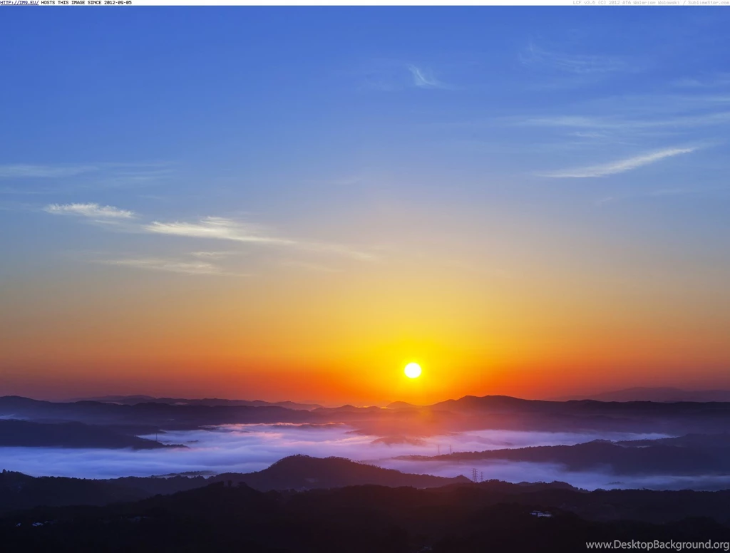 Beautiful Mountain Sunrise