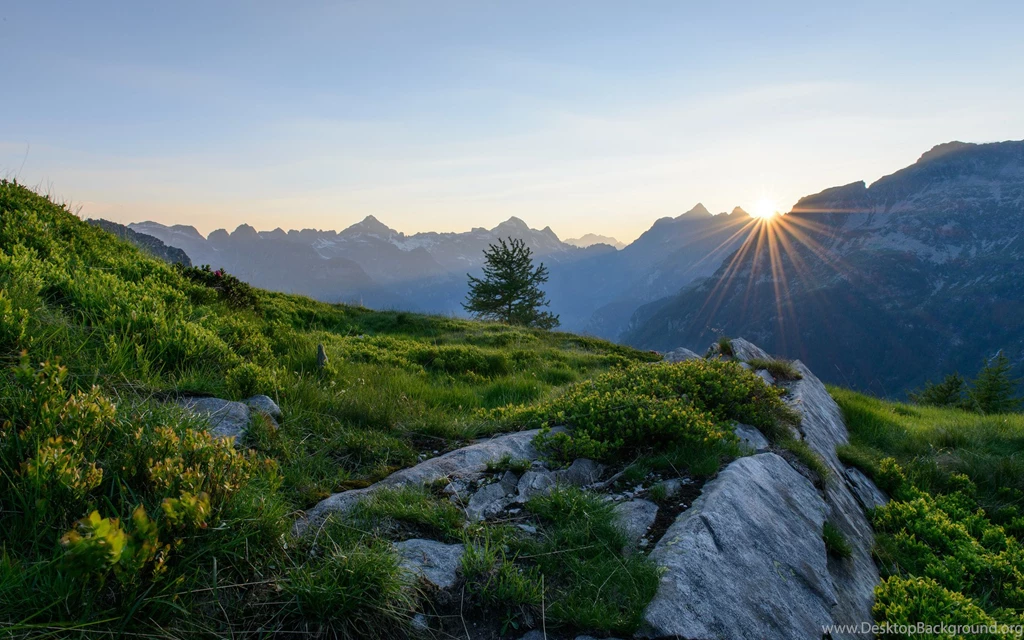 Switzerland Alps Switzerland Mountains Dawn Sunrise Wallpapers ...