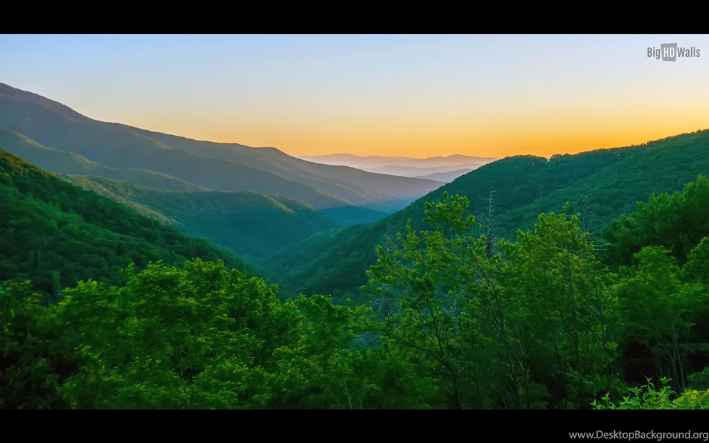 Sunrise Behind The Mountains HD Wallpapers