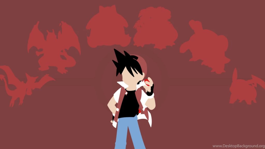 Pokemon Trainer Red Wallpapers Wallpapers Cave Desktop Background