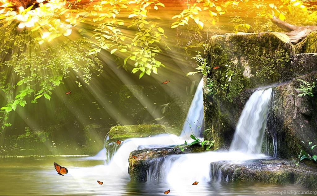 Free Animated Moving Waterfall Wallpapers