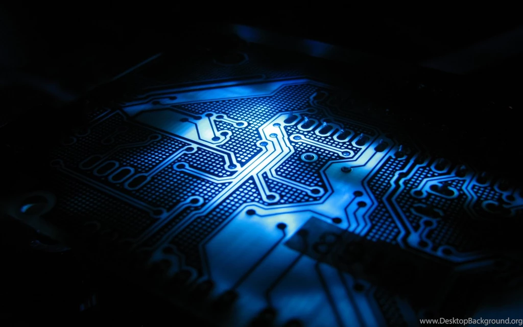 Blue Tech Circles Abstract Wallpapers 12229 Wallpapers Wallpapers Hd ...