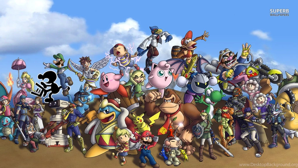 Super Smash Bros. Wallpapers 1366x768 ~ Super Smash Bros