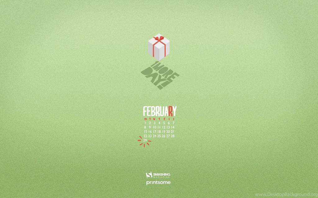 Desktop Wallpapers Calendars: February 2016 – Smashing Magazine