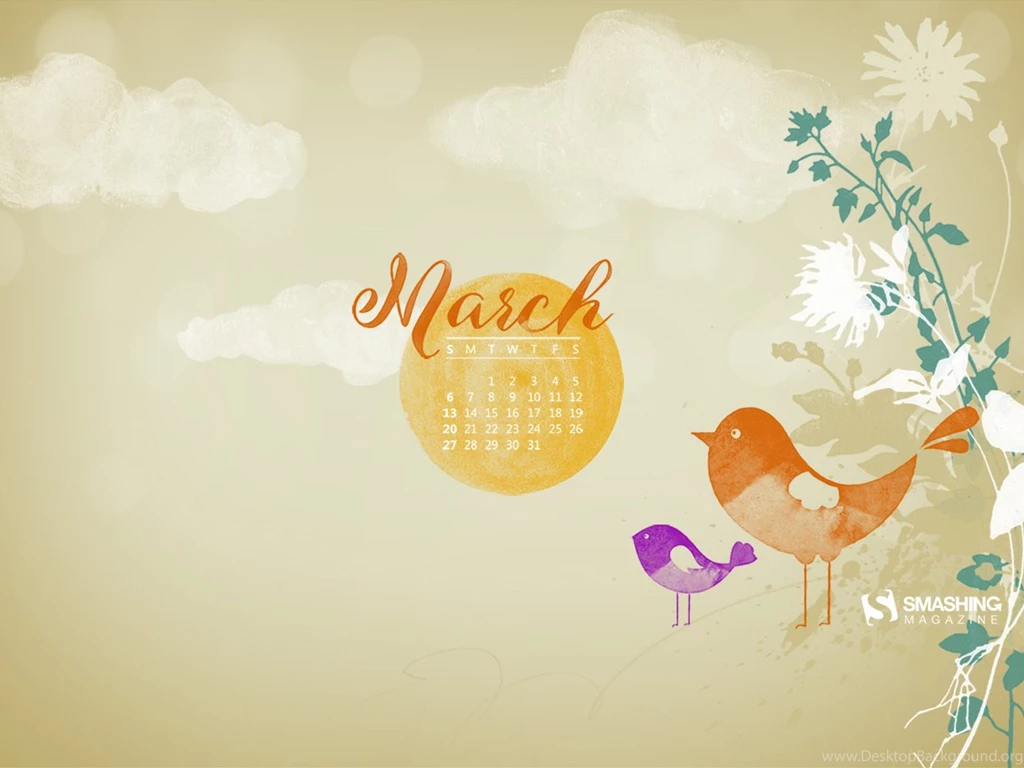 Desktop Wallpapers Calendars: March 2016 – Smashing Magazine