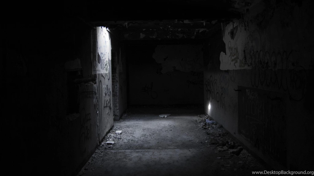 Dark, Scary, Monochrome, Tunnel :: Wallpapers