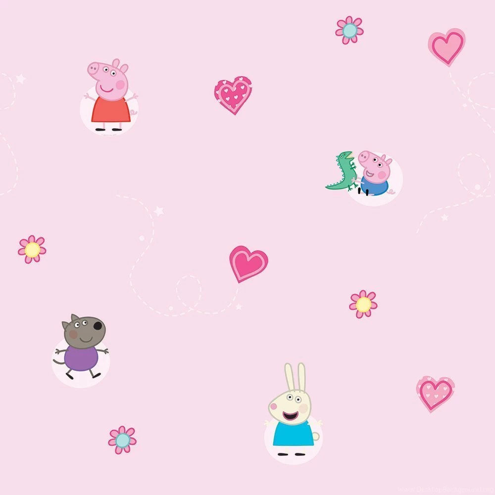 Decofun, Peppa Pig Wallpaper, Pink: Amazon.co.uk: Kitchen & Home