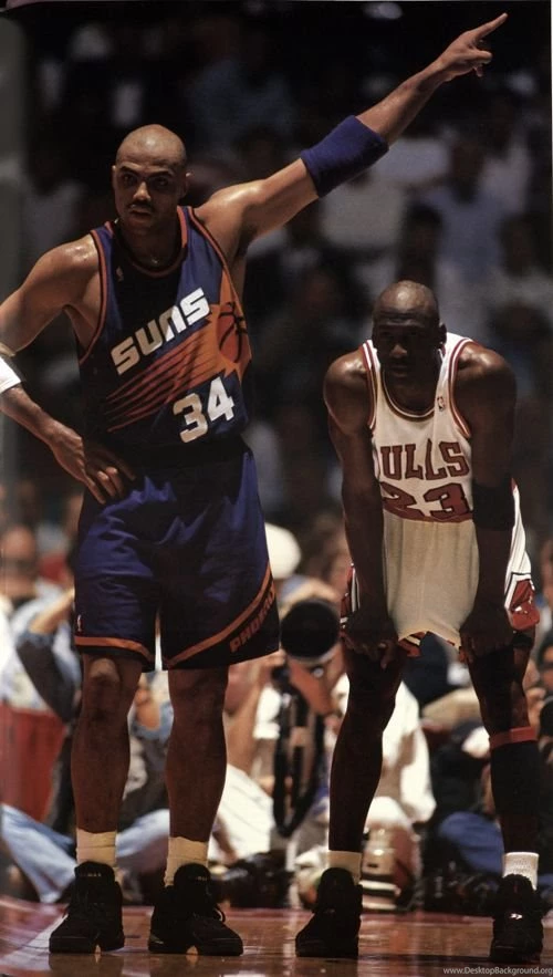 Met Several Times~He's Funny!! Charles Barkley And Michael Jordan ...