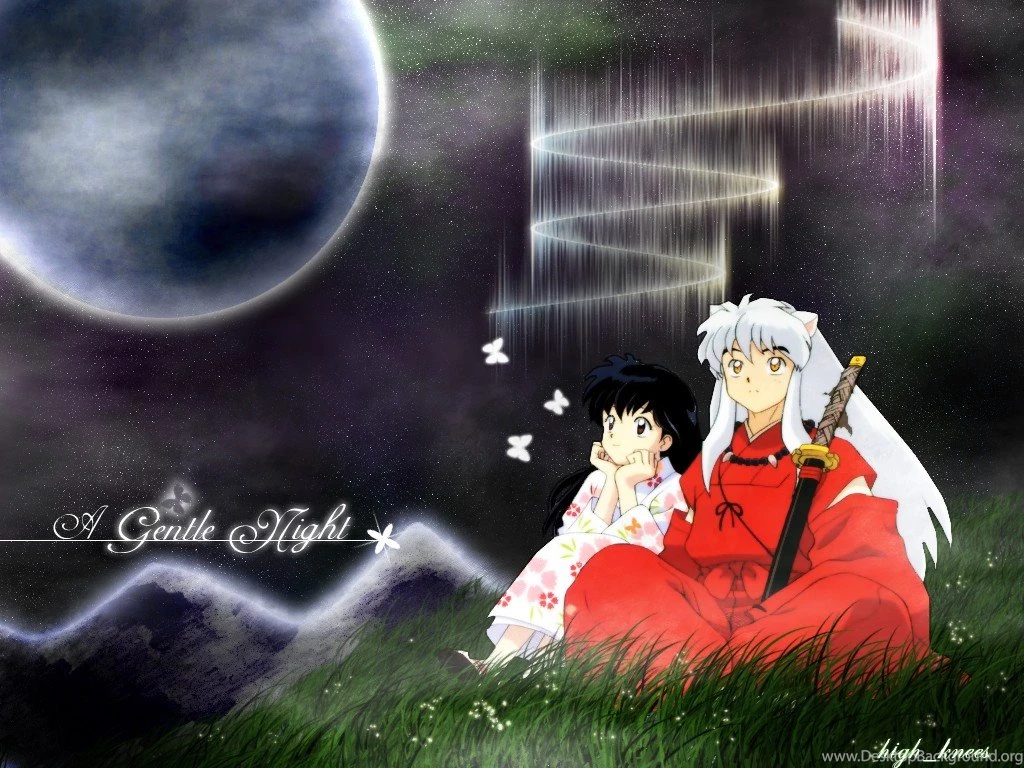 Inuyasha And Kagome Inuyasha Wallpapers (31231975) Fanpop