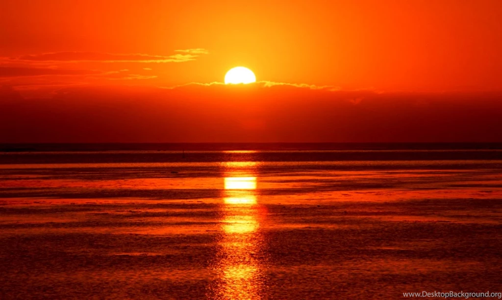 Beautiful Beach Sunset Desktop Wallpapers