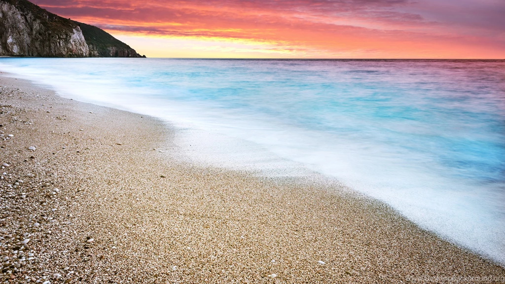 Ocean Beach Sunset 4K Ultra HD Desktop Wallpapers