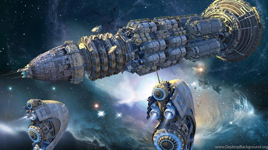 Digital Art Futuristic Outer Space Science Fiction Wallpapers