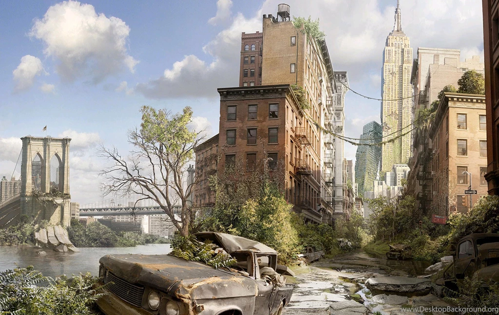 Post Apocalyptic Ruins Science Fiction Wallpapers   (